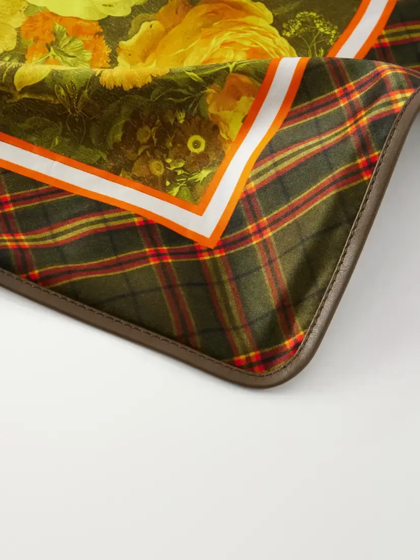 Dries Van Noten Printed Large Leather-trimmed Satin Shoulder Bag | Thumbnail 5 Dries Van Noten Printed Large Leather-trimmed Satin Shoulder Bag | Thumbnail 5
