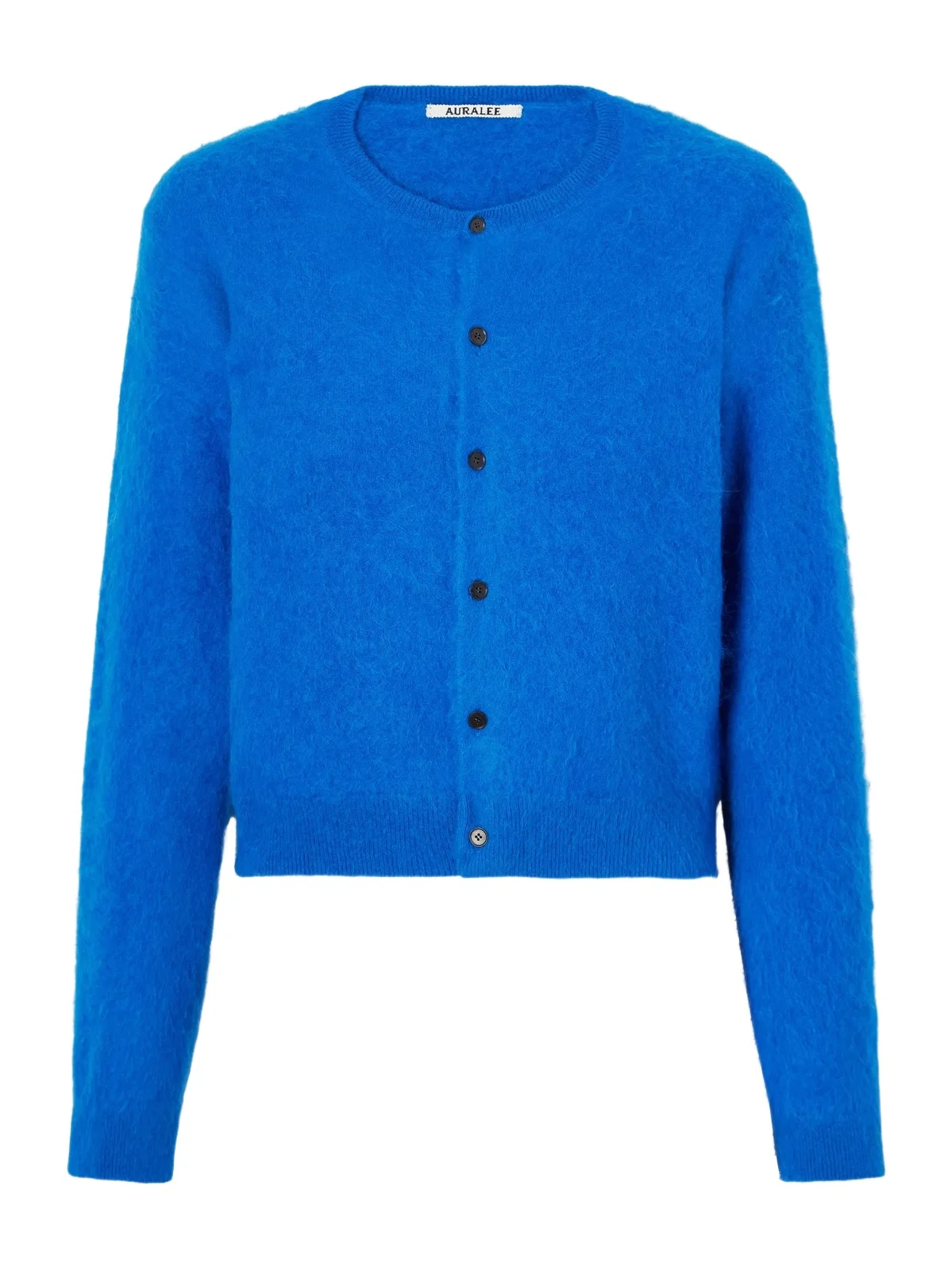 Auralee Garment-dyed Alpaca Cardigan