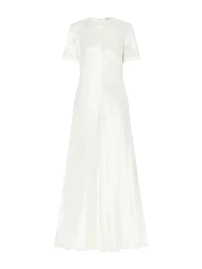 Akriti Satin-crepe Maxi Dress