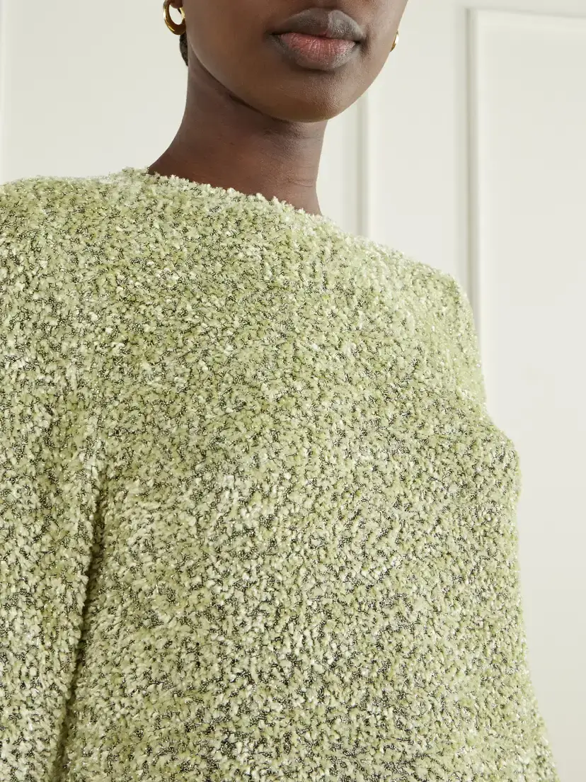 LIBEROWE Elora Cut-out Lurex Chenille Blouse | Thumbnail 4