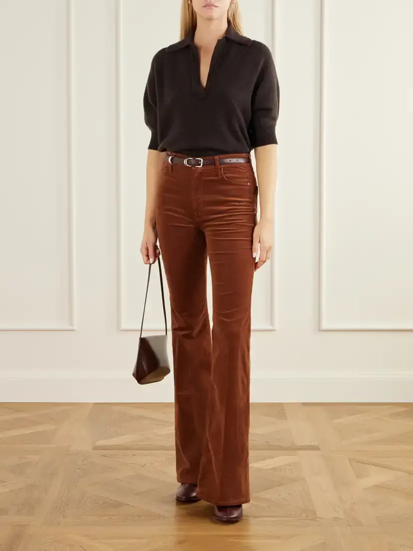 Mother The Doozy Cotton-blend Corduroy Flared Pants | Thumbnail 2