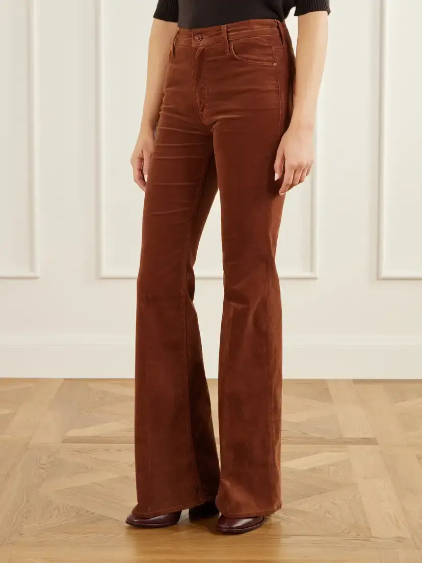 Mother The Doozy Cotton-blend Corduroy Flared Pants | Thumbnail 3