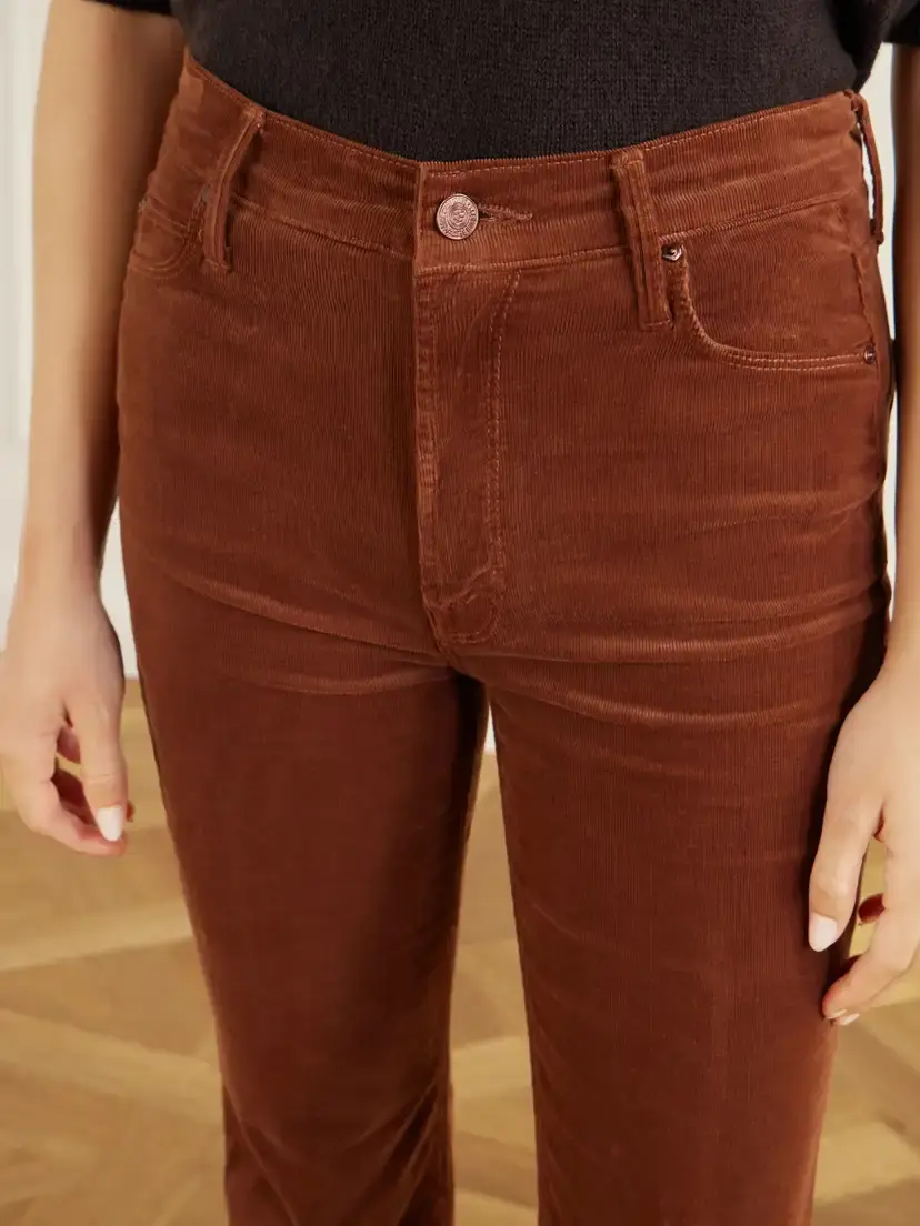 Mother The Doozy Cotton-blend Corduroy Flared Pants | Thumbnail 5