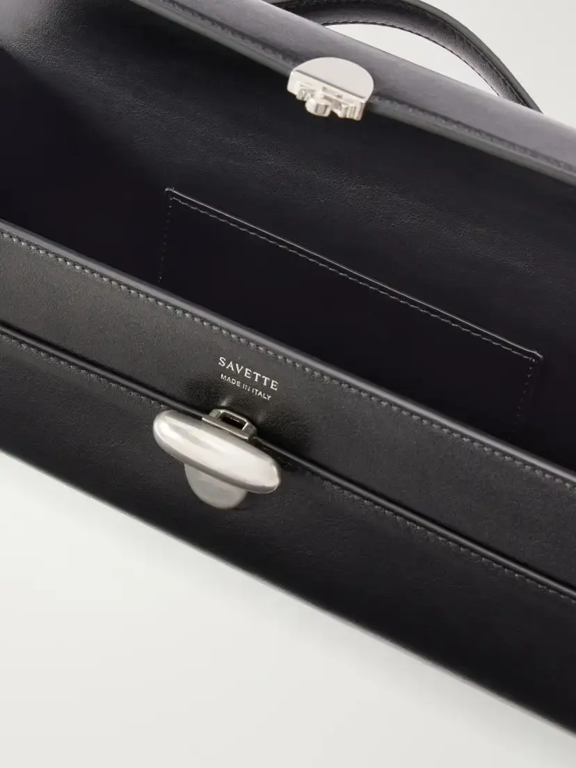 Savette Slim Symmetry Pochette Leather Top-handle Bag | Thumbnail 6 Savette Slim Symmetry Pochette Leather Top-handle Bag | Thumbnail 6