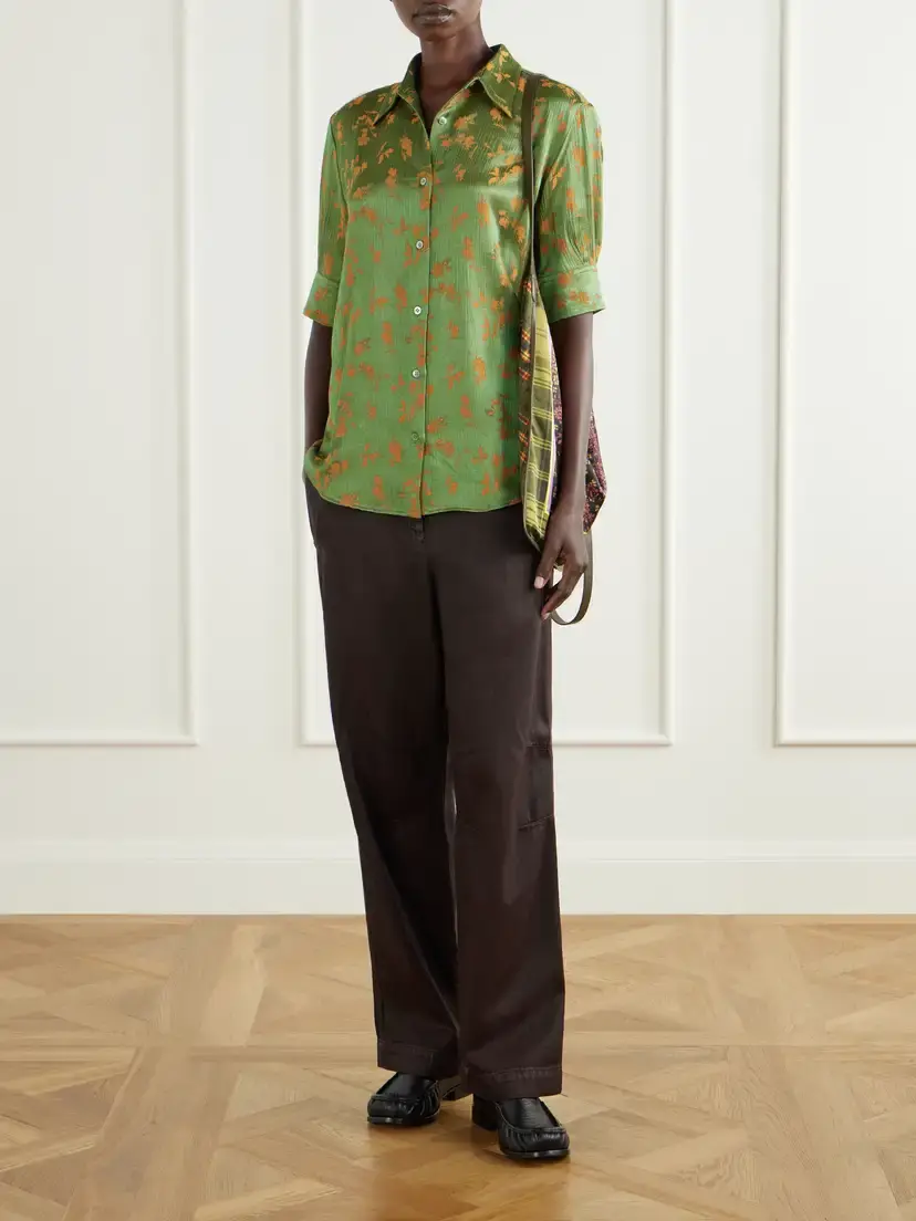 Dries Van Noten Floral-jacquard Shirt | Thumbnail 2