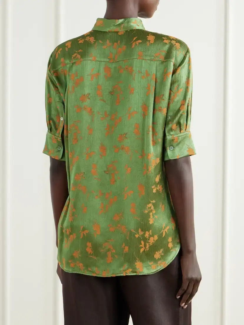 Dries Van Noten Floral-jacquard Shirt | Thumbnail 4