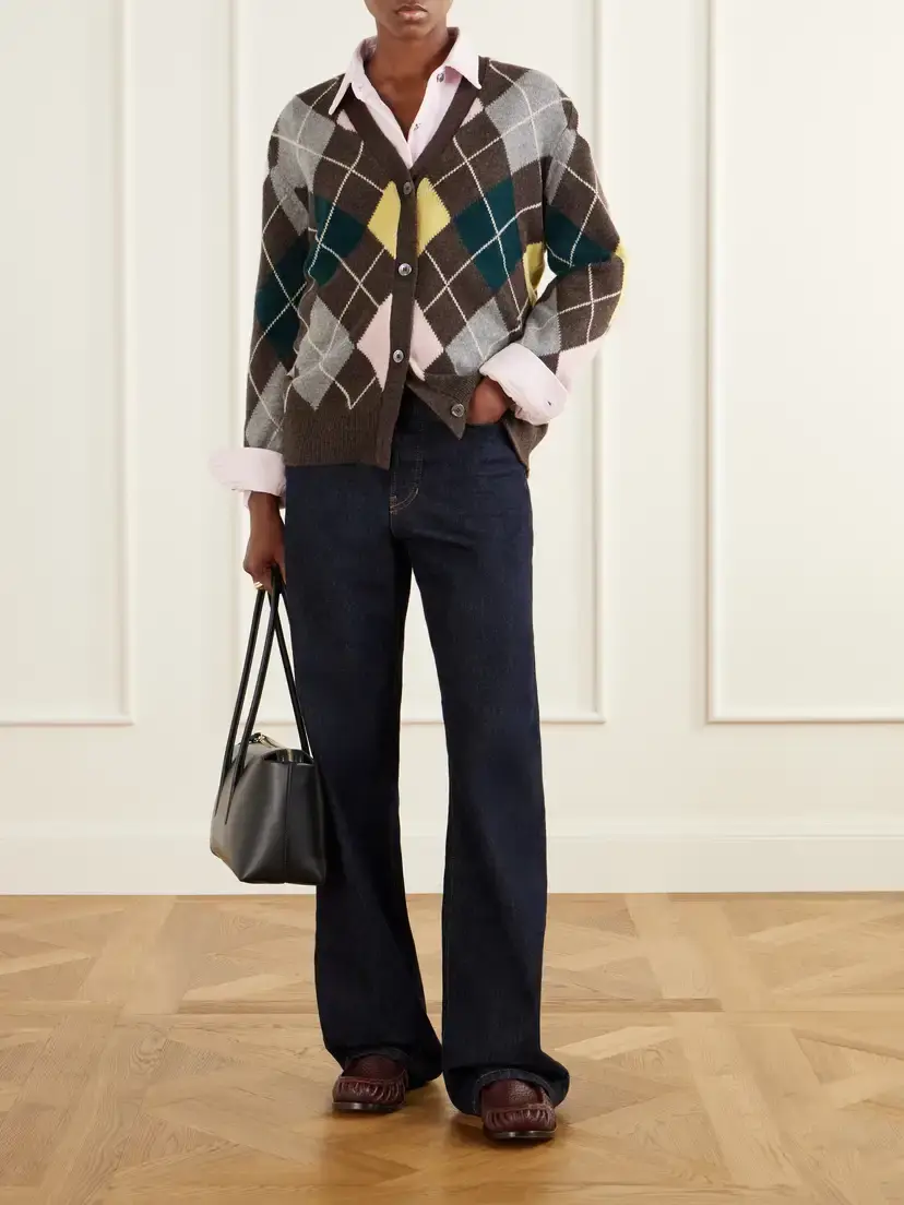 Daughter Ava Argyle Wool Cardigan | Thumbnail 2 Daughter Ava Argyle Wool Cardigan | Thumbnail 2