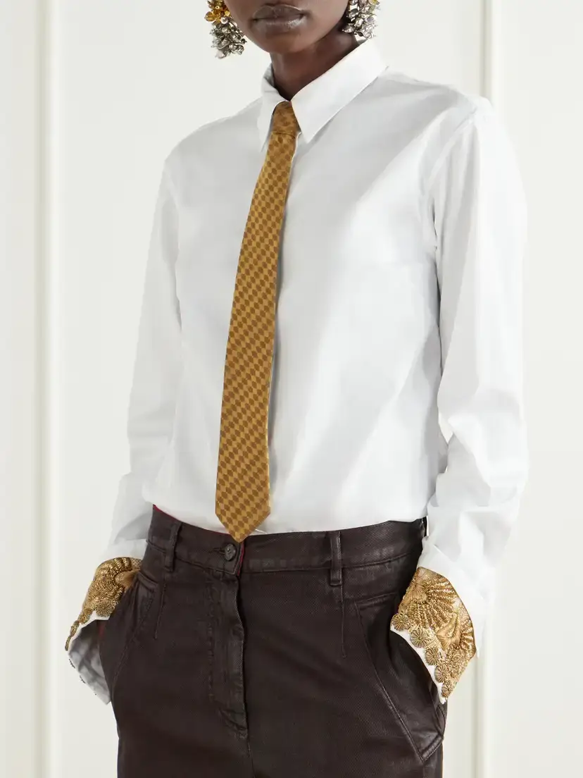 Dries Van Noten Silk-jacquard Tie | Thumbnail 2