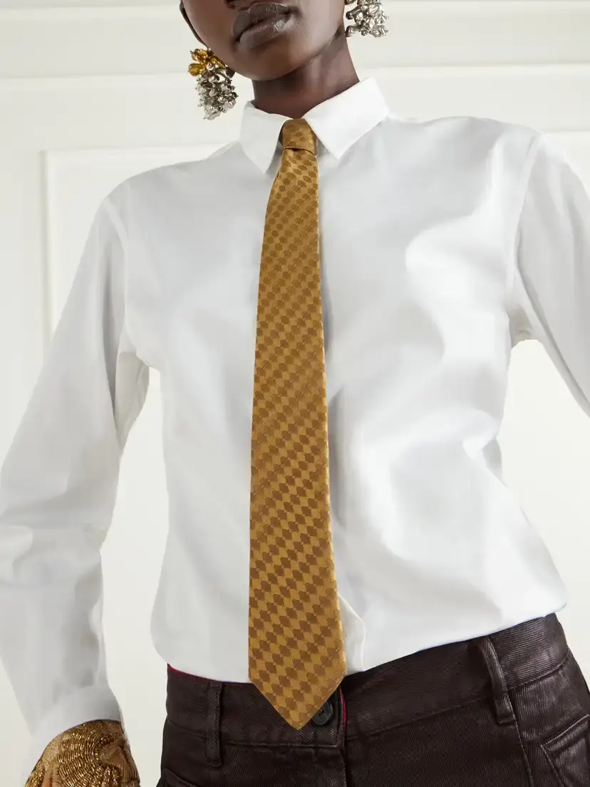 Dries Van Noten Silk-jacquard Tie | Thumbnail 3