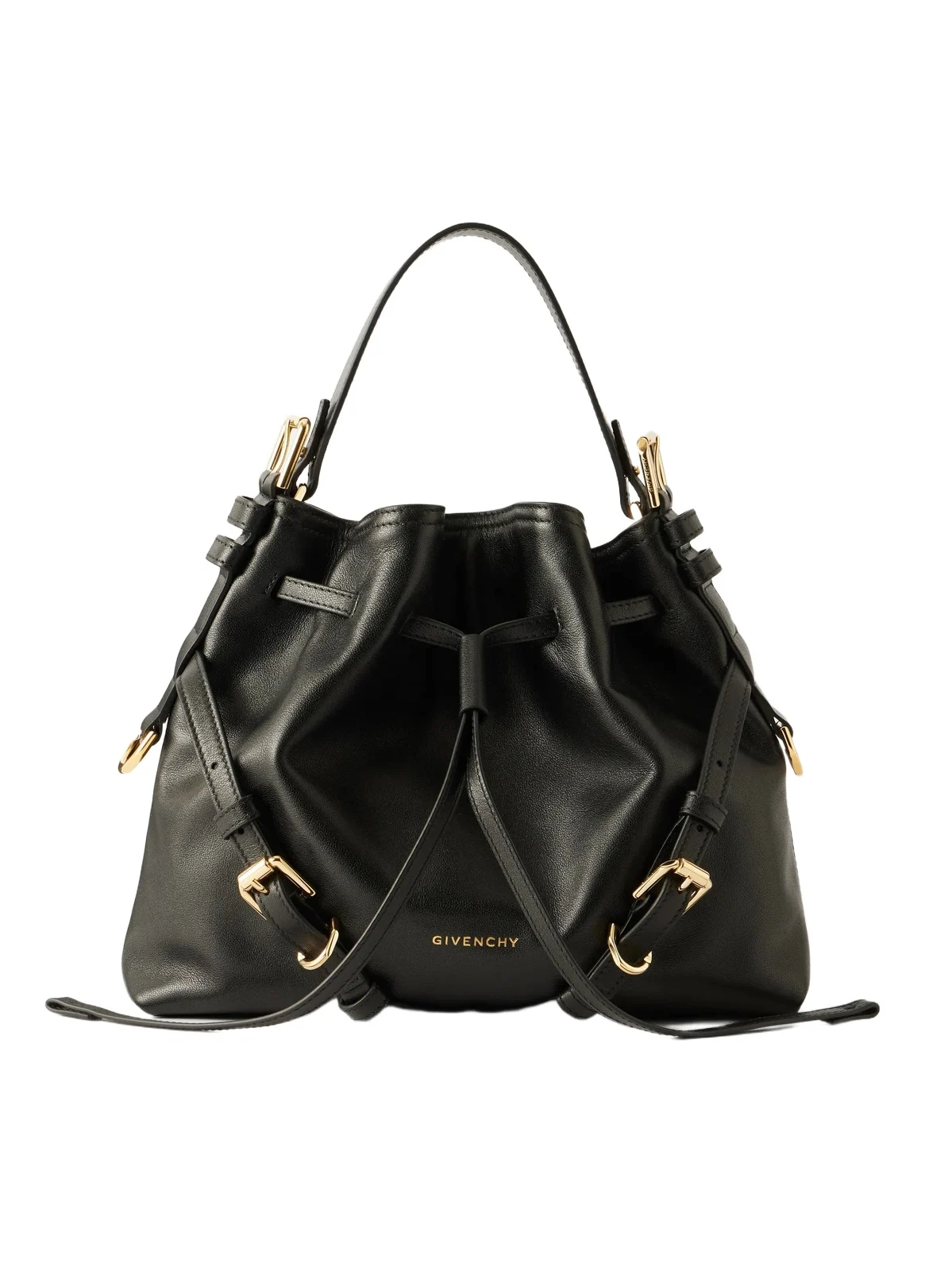 Voyou Small Embellished Leather Bucket Bag Voyou Small Embellished Leather Bucket Bag