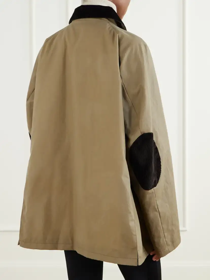 TOTEME Country Corduroy-trimmed Organic Cotton-canvas Jacket | Thumbnail 3 TOTEME Country Corduroy-trimmed Organic Cotton-canvas Jacket | Thumbnail 3