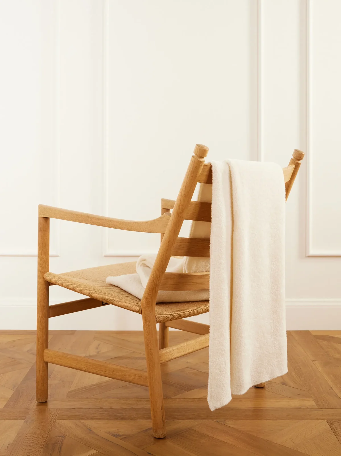 Gabriela Hearst Hallam Cashmere And Silk-blend Throw - Neutrals