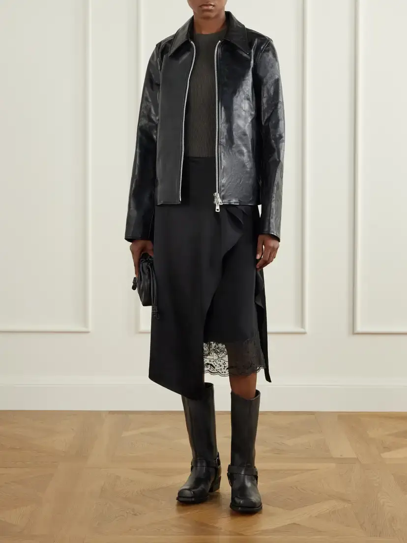 Golden Goose Distressed Leather Knee Boots | Thumbnail 4