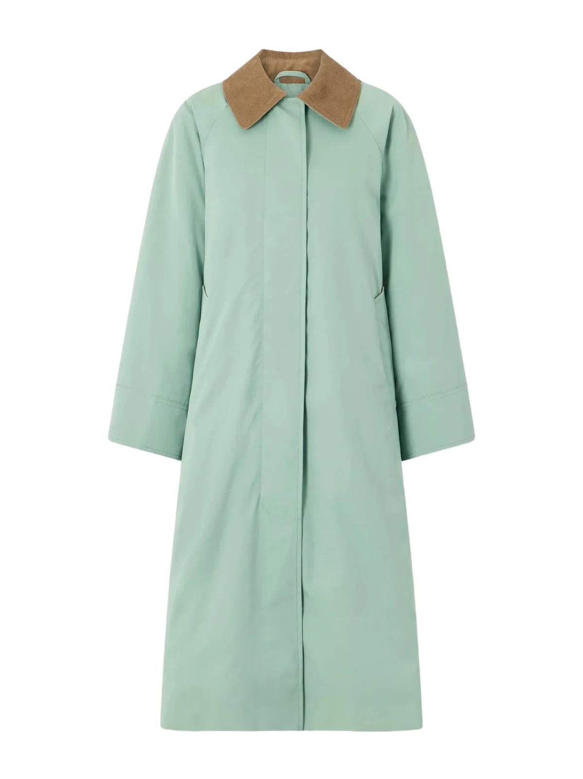 SKALL Gaby Corduroy-trimmed Organic Cotton Coat