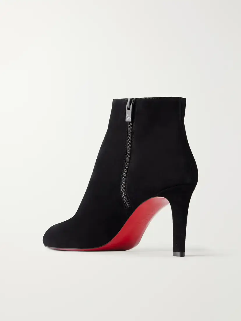 Christian Louboutin Fannylove 85 Suede Ankle Boots | Thumbnail 3 Christian Louboutin Fannylove 85 Suede Ankle Boots | Thumbnail 3