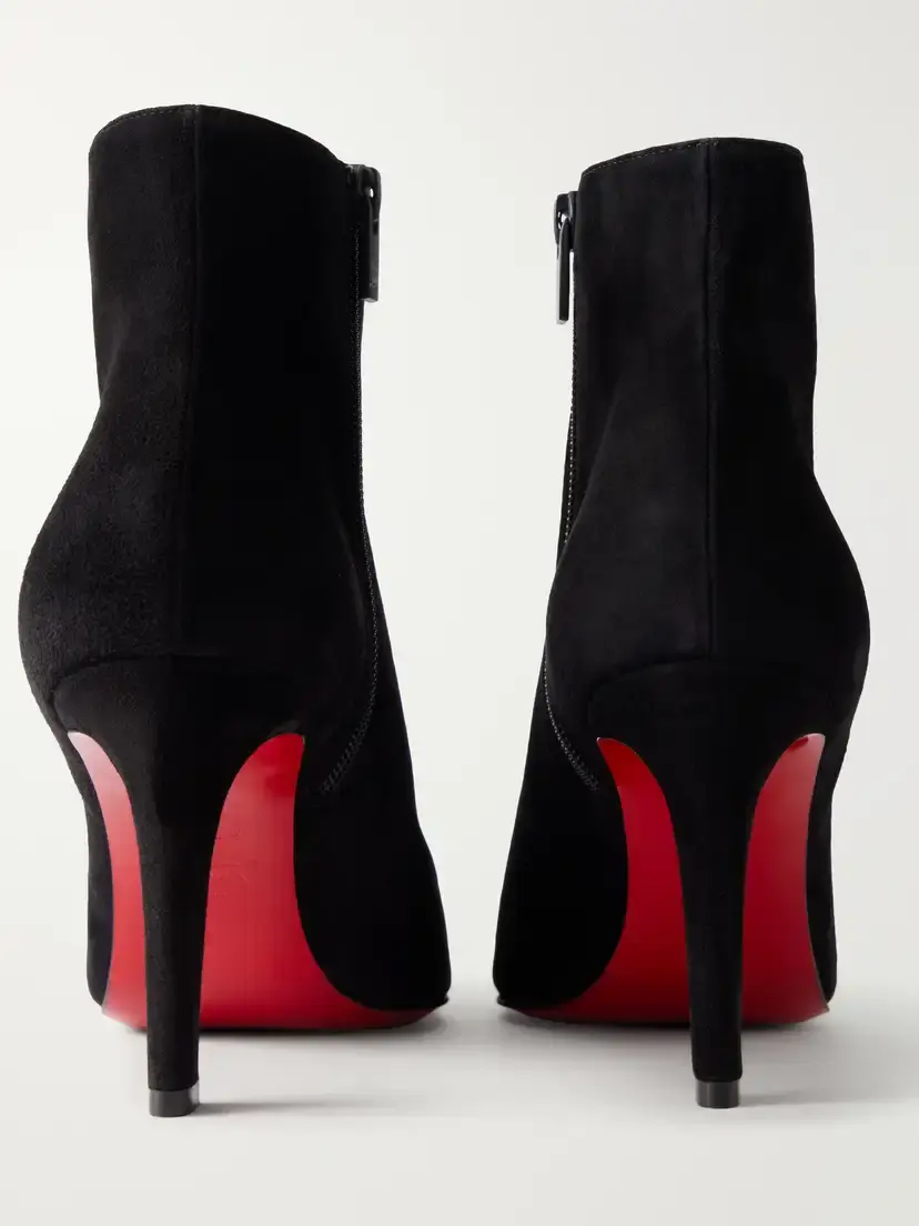 Christian Louboutin Fannylove 85 Suede Ankle Boots | Thumbnail 5 Christian Louboutin Fannylove 85 Suede Ankle Boots | Thumbnail 5