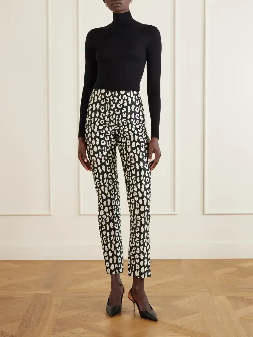 Carolina Herrera Wool And Silk-blend Turtleneck Sweater | Thumbnail 2 Carolina Herrera Wool And Silk-blend Turtleneck Sweater | Thumbnail 2