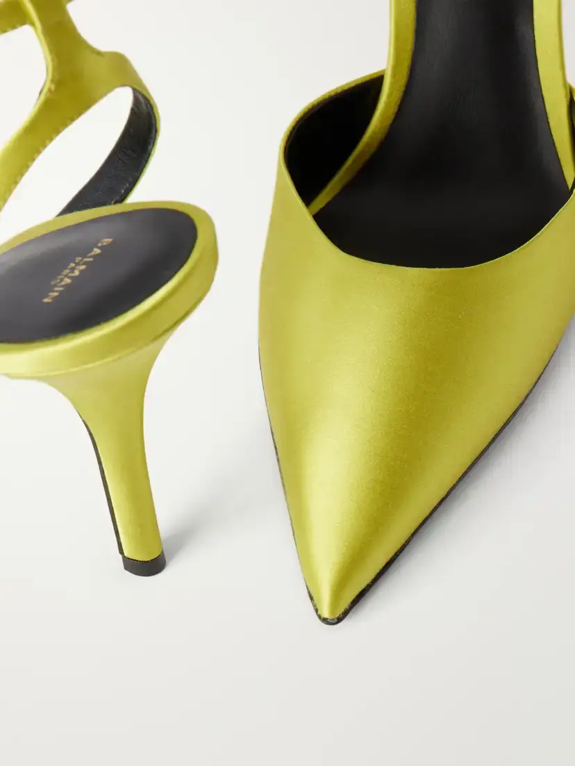 Balmain 100 Embellished Satin Pumps | Thumbnail 5 Balmain 100 Embellished Satin Pumps | Thumbnail 5