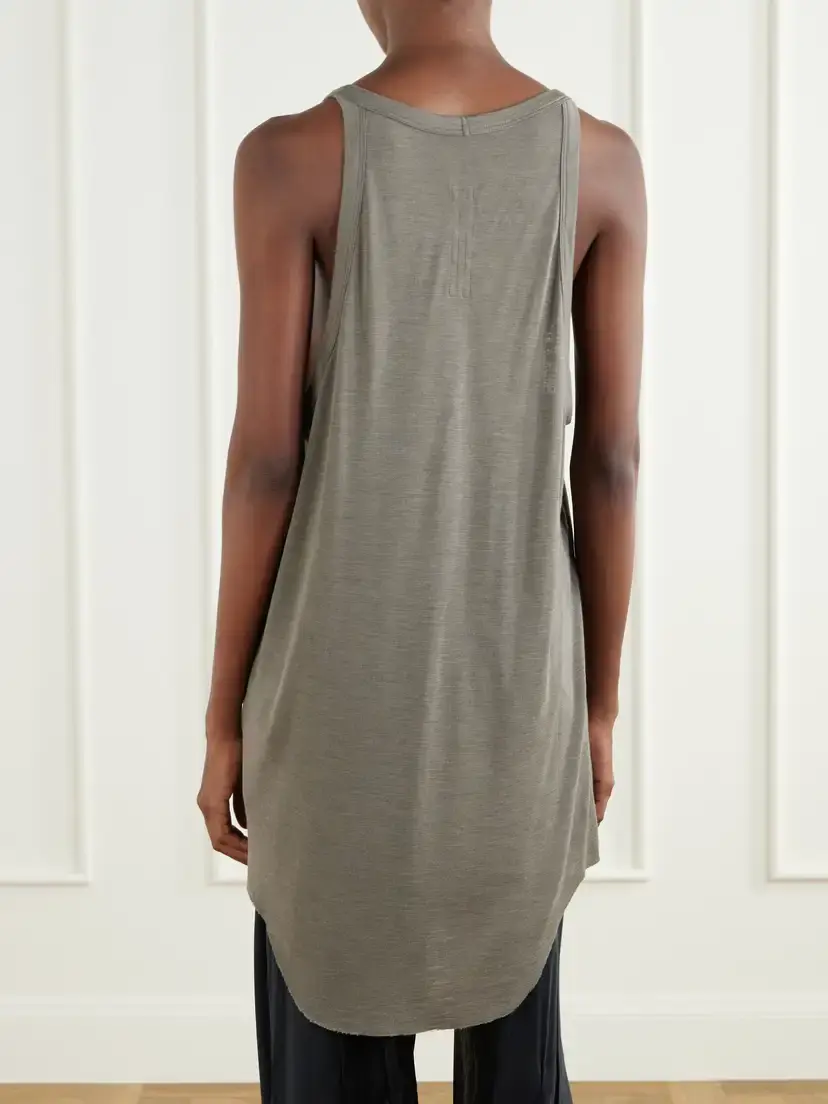 Rick Owens Gigi Wool And Silk-blend Jersey Tank | Thumbnail 3 Rick Owens Gigi Wool And Silk-blend Jersey Tank | Thumbnail 3