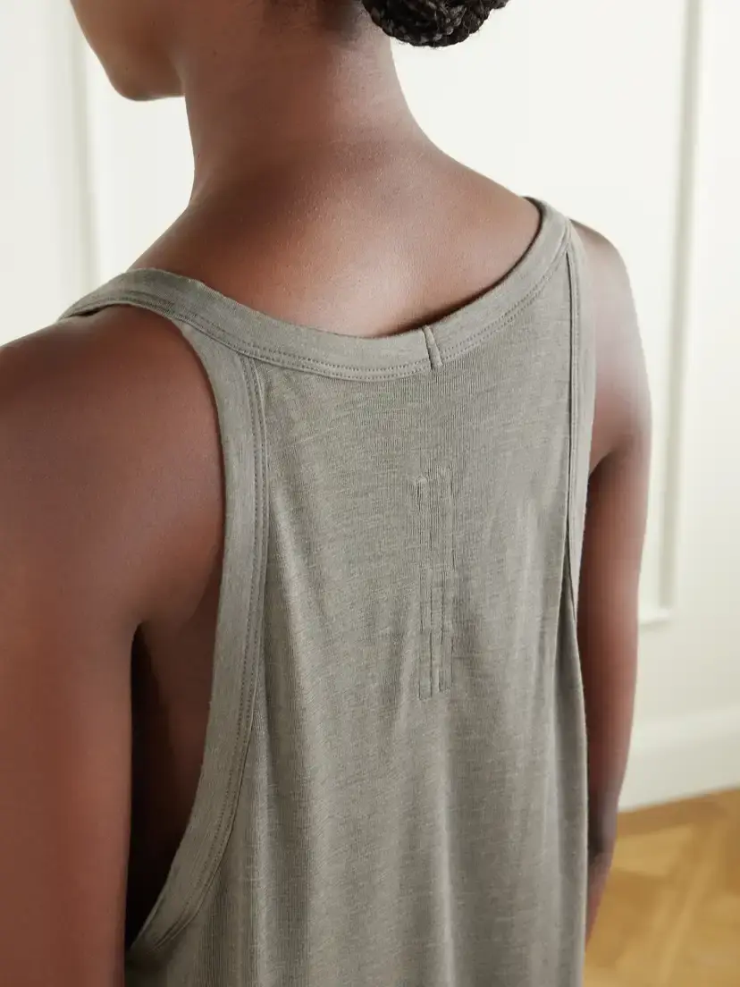 Rick Owens Gigi Wool And Silk-blend Jersey Tank | Thumbnail 4 Rick Owens Gigi Wool And Silk-blend Jersey Tank | Thumbnail 4