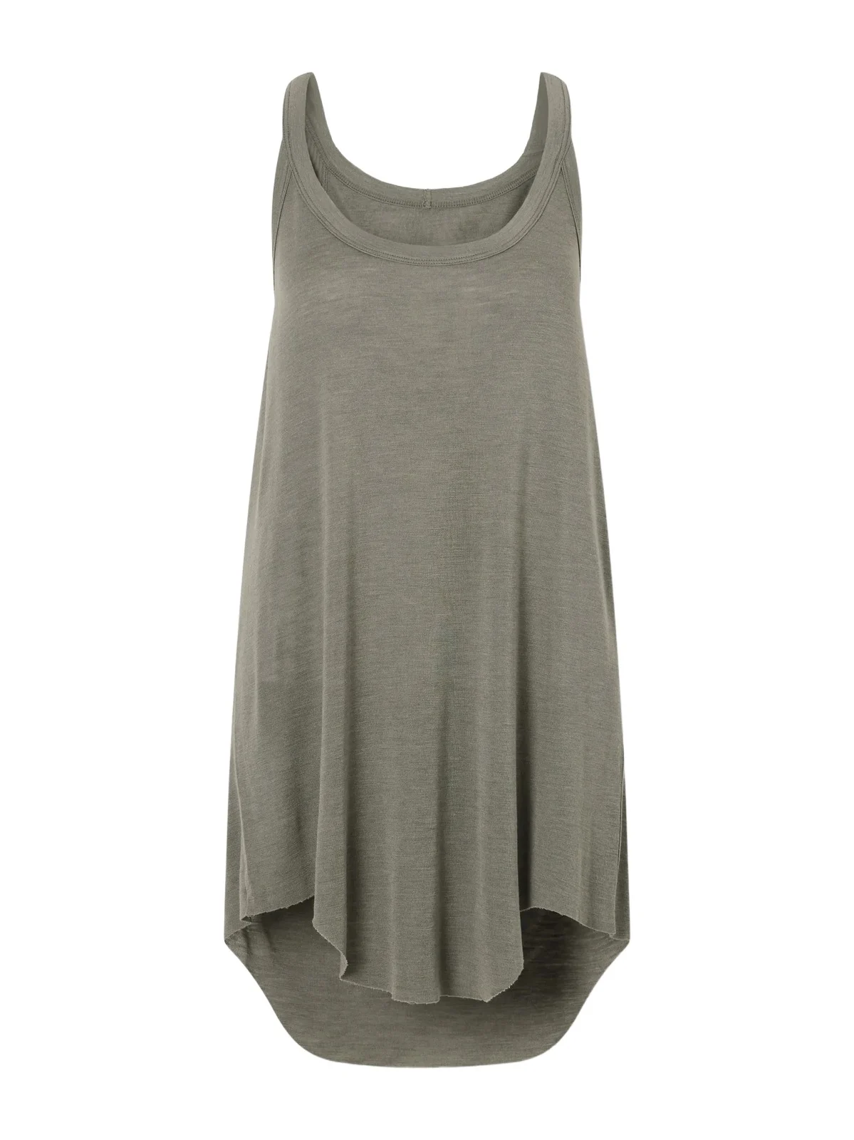 Rick Owens Gigi Wool And Silk-blend Jersey Tank