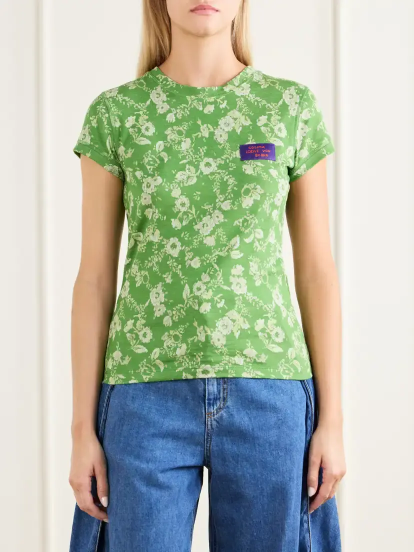 Loewe + Cosima Von Bonin Floral-print Cotton T-shirt | Thumbnail 3 Loewe + Cosima Von Bonin Floral-print Cotton T-shirt | Thumbnail 3