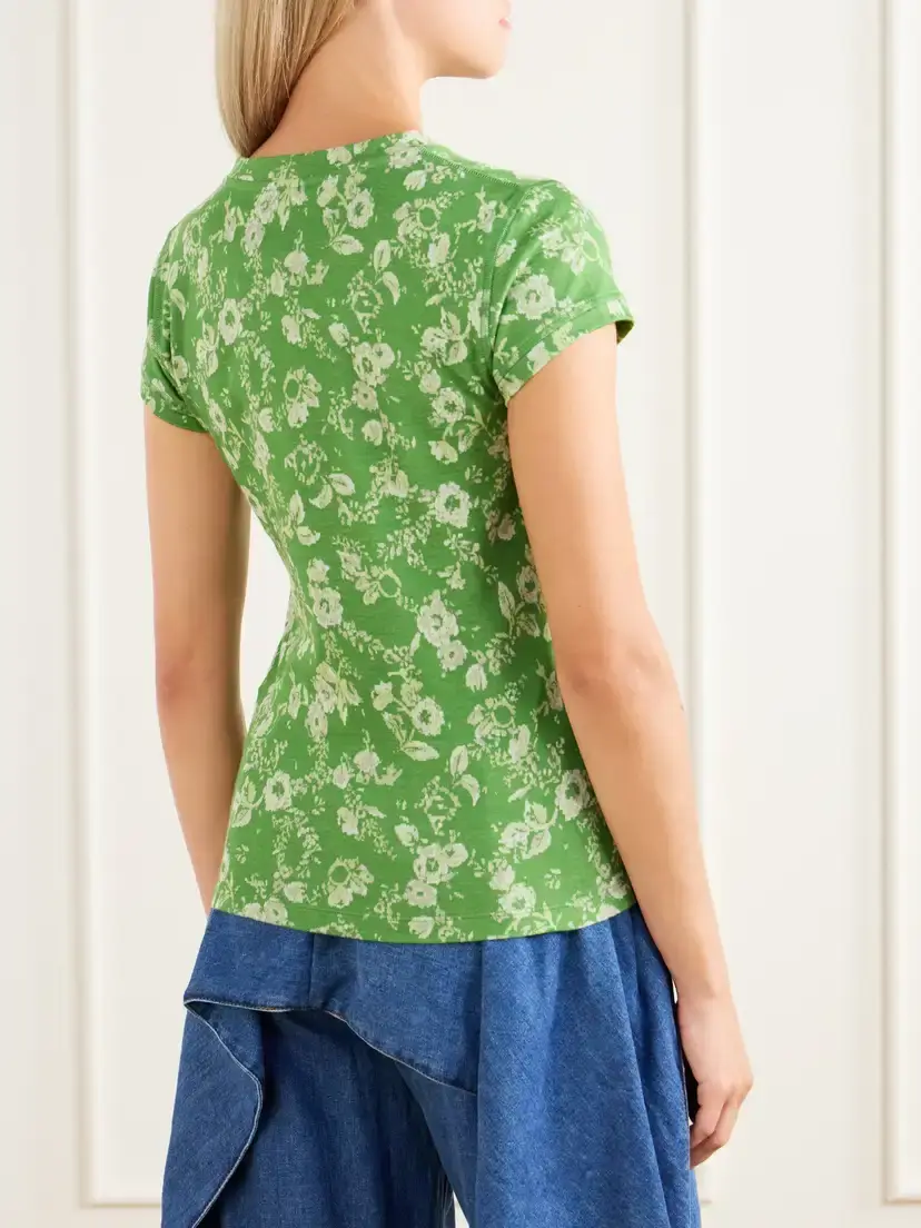 Loewe + Cosima Von Bonin Floral-print Cotton T-shirt | Thumbnail 4 Loewe + Cosima Von Bonin Floral-print Cotton T-shirt | Thumbnail 4