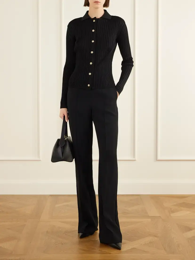 Balmain Ribbed Cardigan | Thumbnail 2 Balmain Ribbed Cardigan | Thumbnail 2