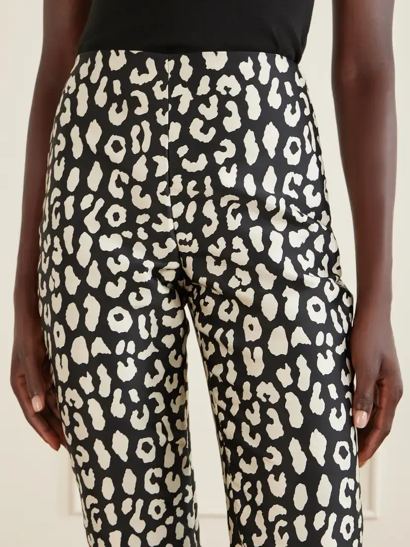 Carolina Herrera Leopard-patterned Jacquard Slim-leg Pants | Thumbnail 5 Carolina Herrera Leopard-patterned Jacquard Slim-leg Pants | Thumbnail 5