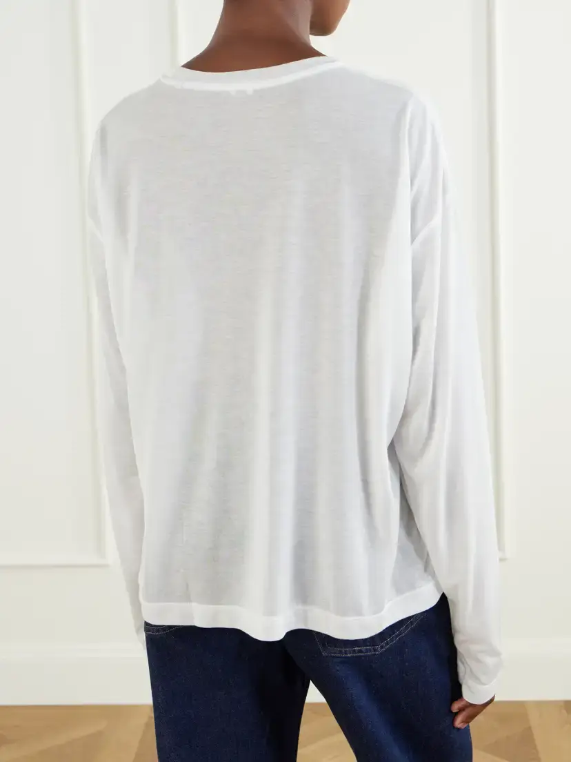 AGOLDE Sasha Tencel™ Lyocell-jersey T-shirt | Thumbnail 4 AGOLDE Sasha Tencel™ Lyocell-jersey T-shirt | Thumbnail 4