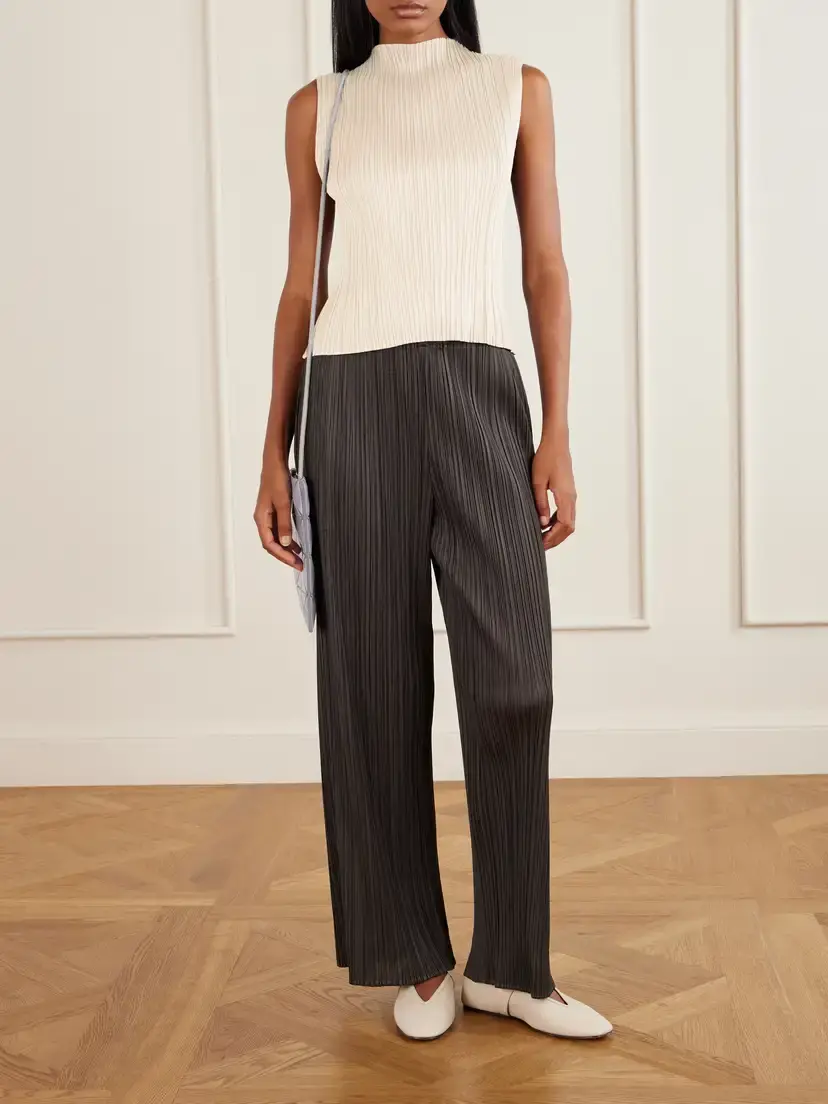 Pleats Please Issey Miyake August Plissé Wide-leg Pants | Thumbnail 2 Pleats Please Issey Miyake August Plissé Wide-leg Pants | Thumbnail 2