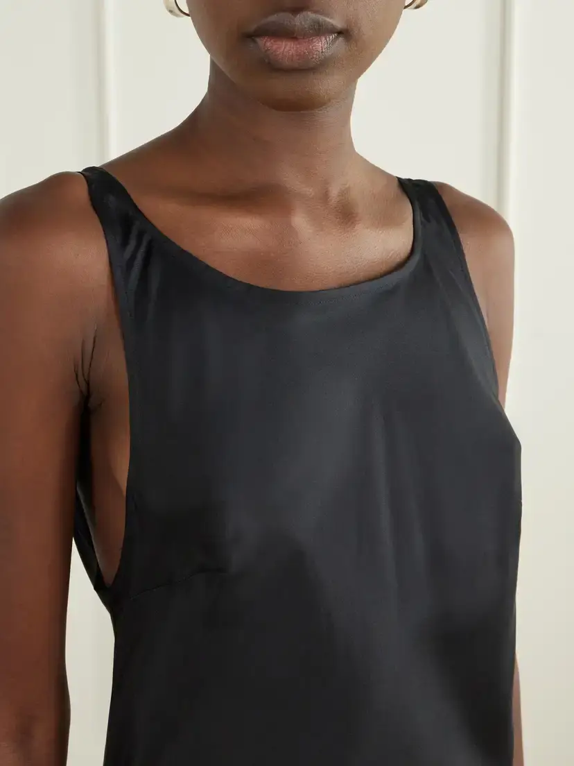 Le Kasha Open-back Silk-satin Maxi Dress | Thumbnail 4 Le Kasha Open-back Silk-satin Maxi Dress | Thumbnail 4