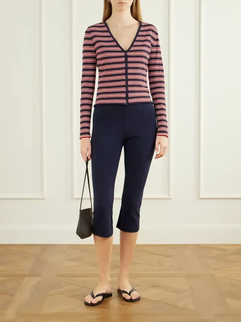 Faithfull Leandra High-rise Cotton-blend Slim-leg Capri Pants | Thumbnail 2 Faithfull Leandra High-rise Cotton-blend Slim-leg Capri Pants | Thumbnail 2