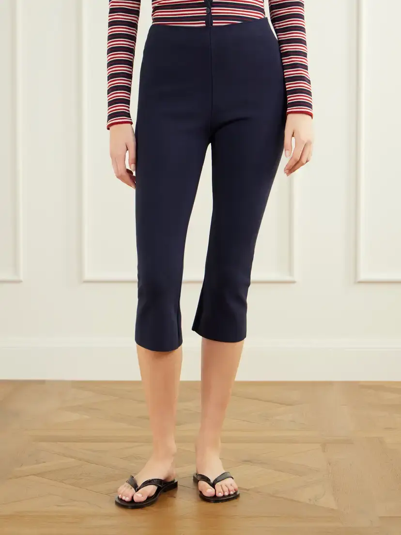 Faithfull Leandra High-rise Cotton-blend Slim-leg Capri Pants | Thumbnail 3 Faithfull Leandra High-rise Cotton-blend Slim-leg Capri Pants | Thumbnail 3