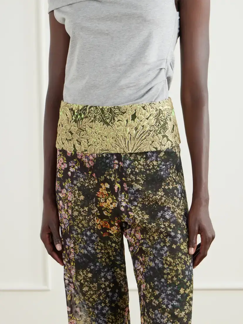 Dries Van Noten Floral-jacquard Belt | Thumbnail 2 Dries Van Noten Floral-jacquard Belt | Thumbnail 2