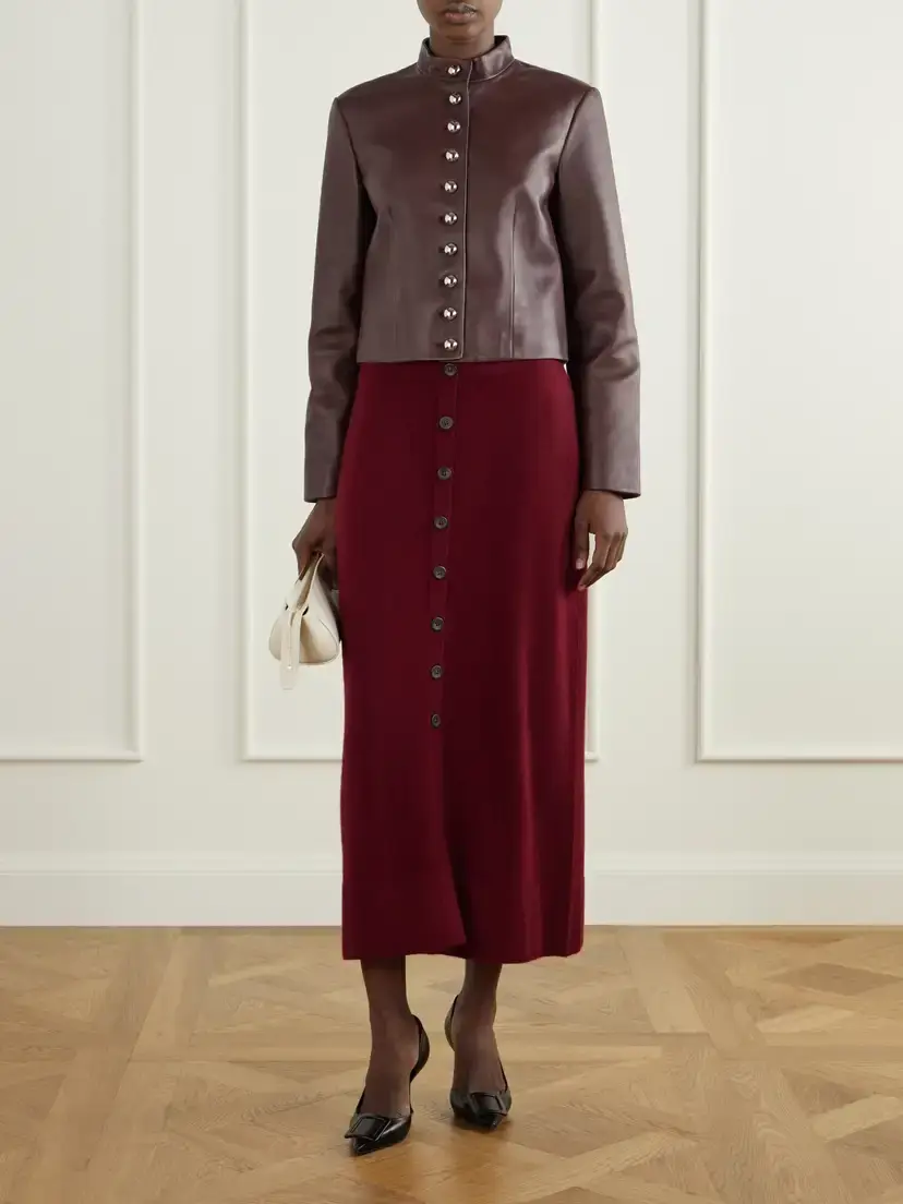 Altuzarra Dixon Leather Jacket | Thumbnail 2 Altuzarra Dixon Leather Jacket | Thumbnail 2