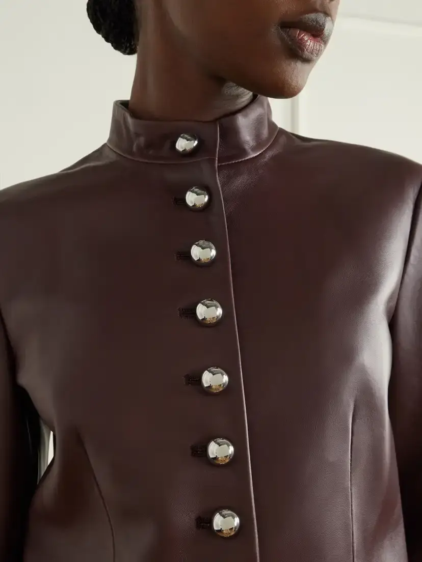 Altuzarra Dixon Leather Jacket | Thumbnail 4 Altuzarra Dixon Leather Jacket | Thumbnail 4