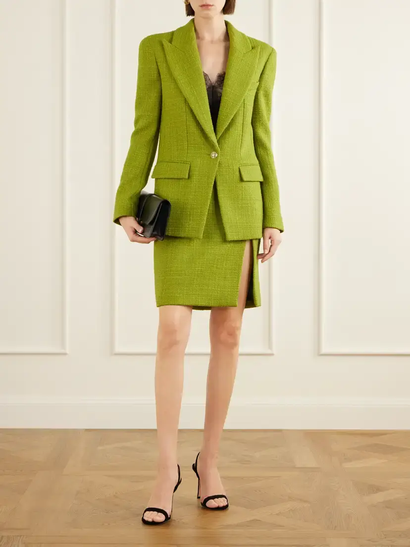 Balmain Bouclé-tweed Wool-blend Jacket | Thumbnail 2 Balmain Bouclé-tweed Wool-blend Jacket | Thumbnail 2