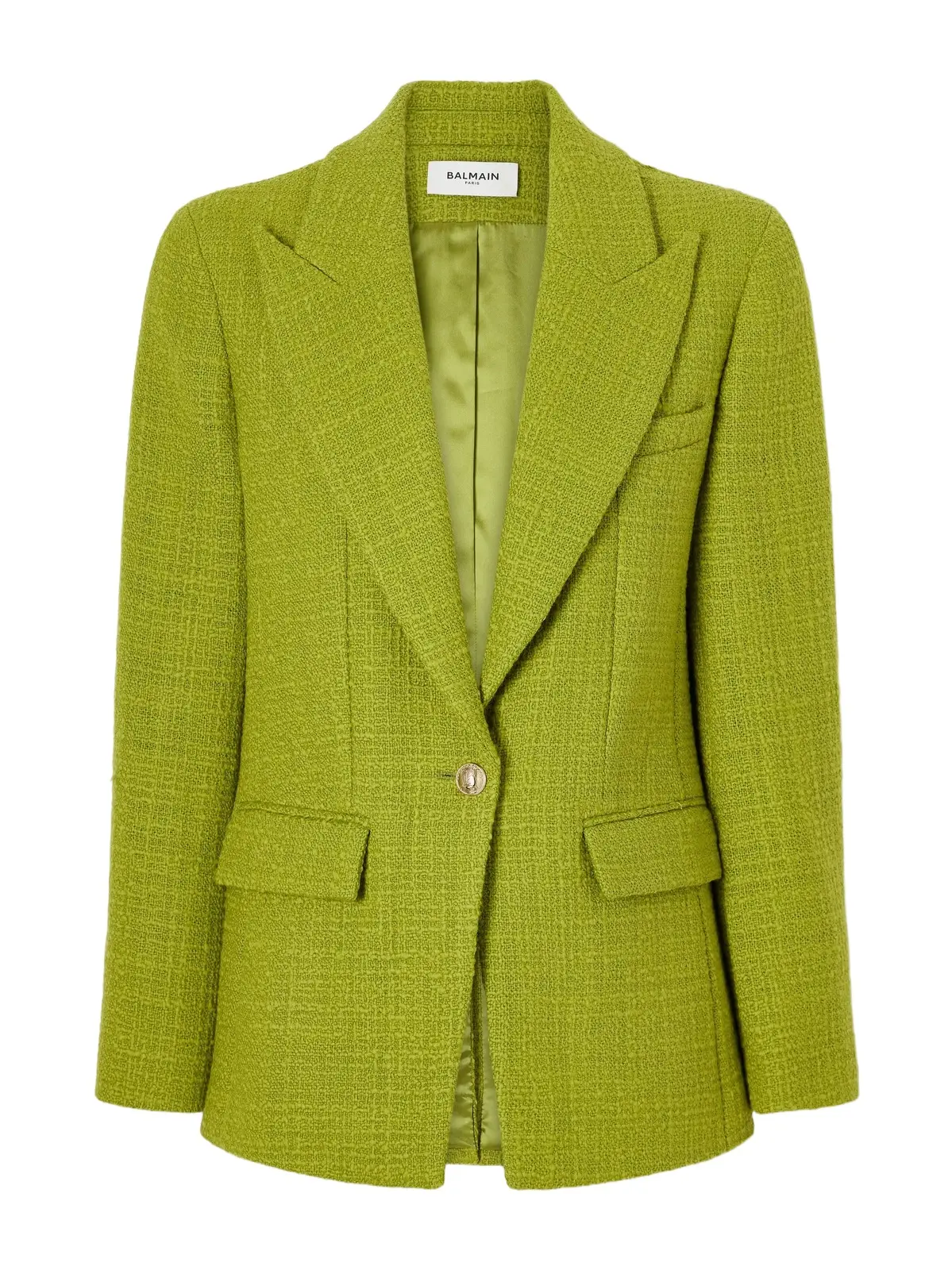 Balmain Bouclé-tweed Wool-blend Jacket