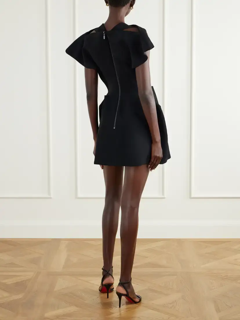 Maticevski Forge Crepe Mini Dress | Thumbnail 3 Maticevski Forge Crepe Mini Dress | Thumbnail 3