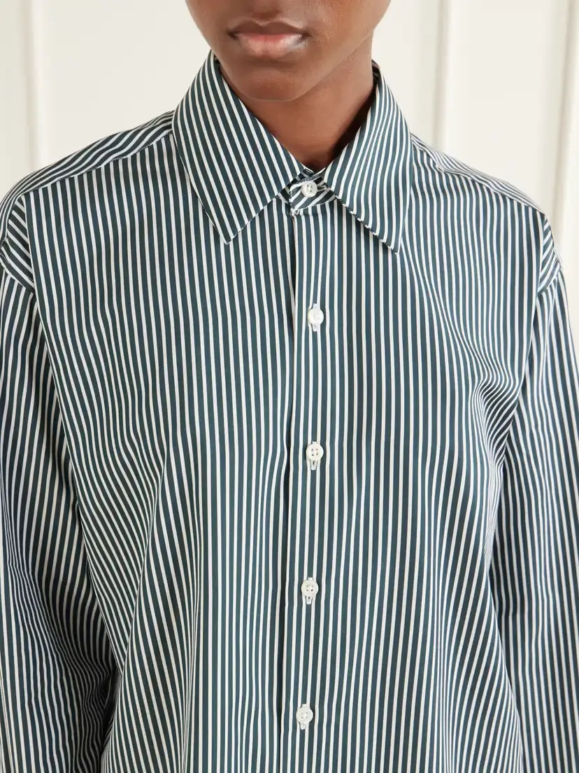 Comme Si La Shirt Classica Cotton-poplin Shirt | Thumbnail 5