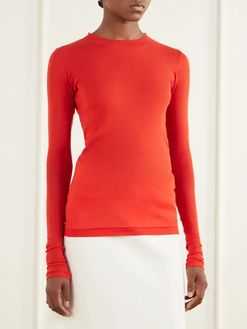 Auralee Ribbed Cotton-jersey T-shirt | Thumbnail 3 Auralee Ribbed Cotton-jersey T-shirt | Thumbnail 3