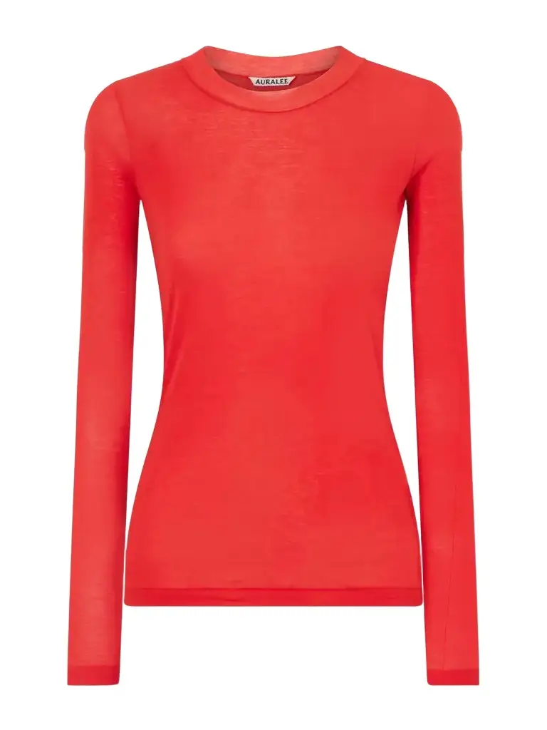 Auralee Ribbed Cotton-jersey T-shirt | Image 1 Auralee Ribbed Cotton-jersey T-shirt | Image 1