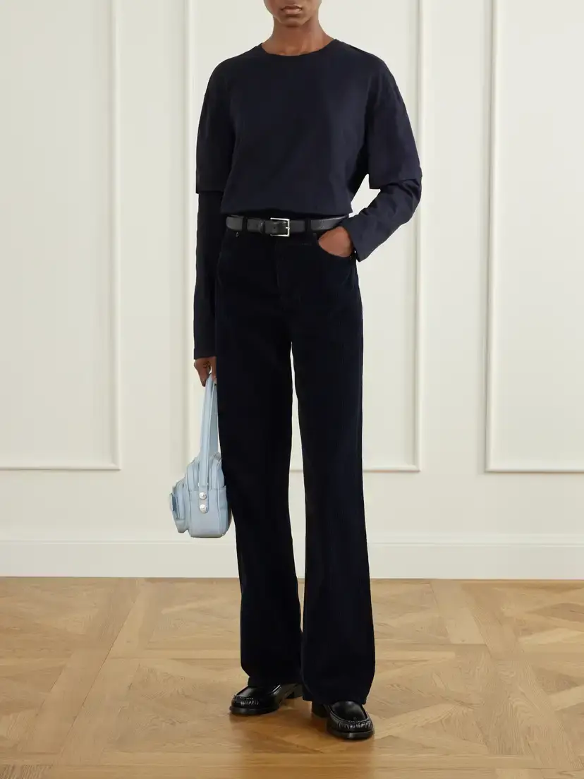 AGOLDE Ren Cotton-corduroy High-waist Wide-leg Pants | Thumbnail 2 AGOLDE Ren Cotton-corduroy High-waist Wide-leg Pants | Thumbnail 2