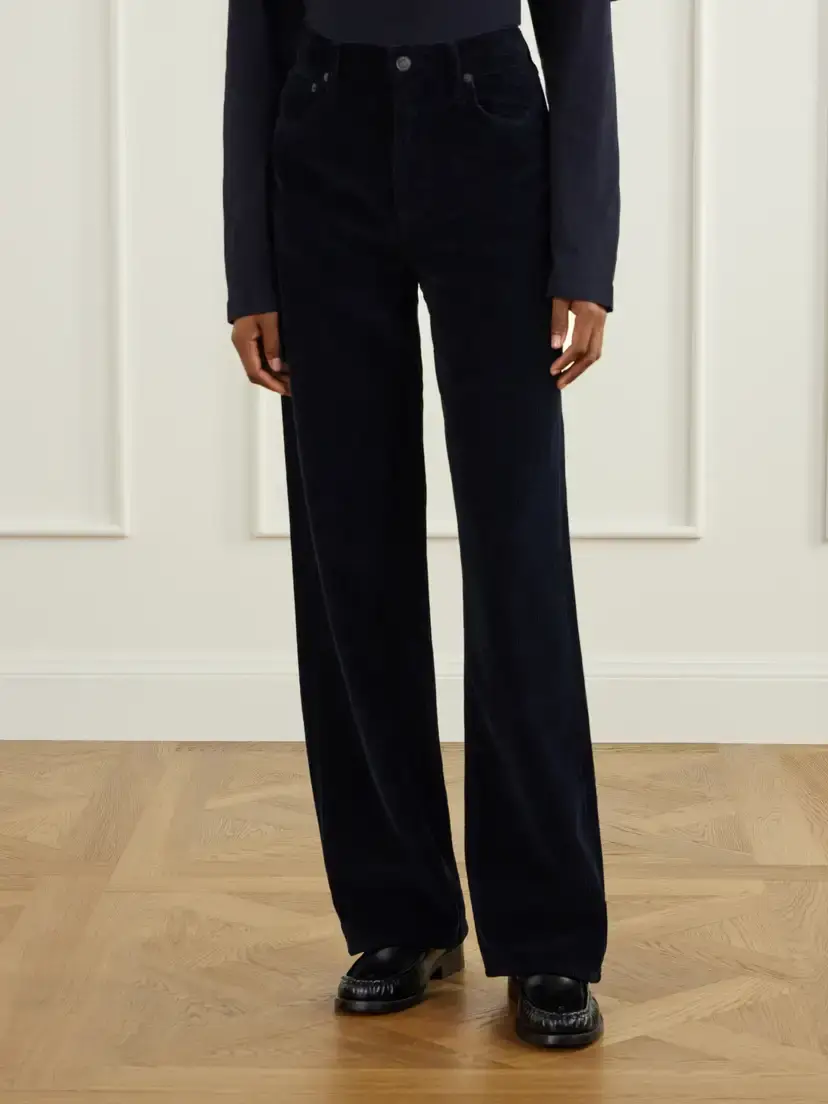 AGOLDE Ren Cotton-corduroy High-waist Wide-leg Pants | Thumbnail 3 AGOLDE Ren Cotton-corduroy High-waist Wide-leg Pants | Thumbnail 3