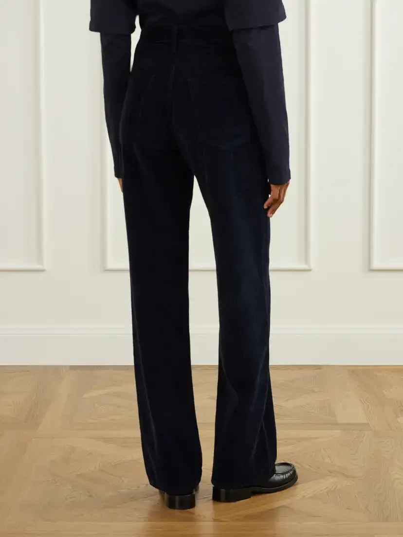 AGOLDE Ren Cotton-corduroy High-waist Wide-leg Pants | Thumbnail 4 AGOLDE Ren Cotton-corduroy High-waist Wide-leg Pants | Thumbnail 4