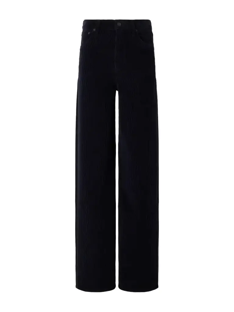 AGOLDE Ren Cotton-corduroy High-waist Wide-leg Pants