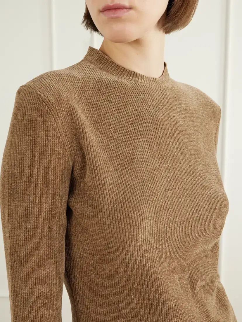 Gabriela Hearst Ribbed Silk Sweater | Thumbnail 5
