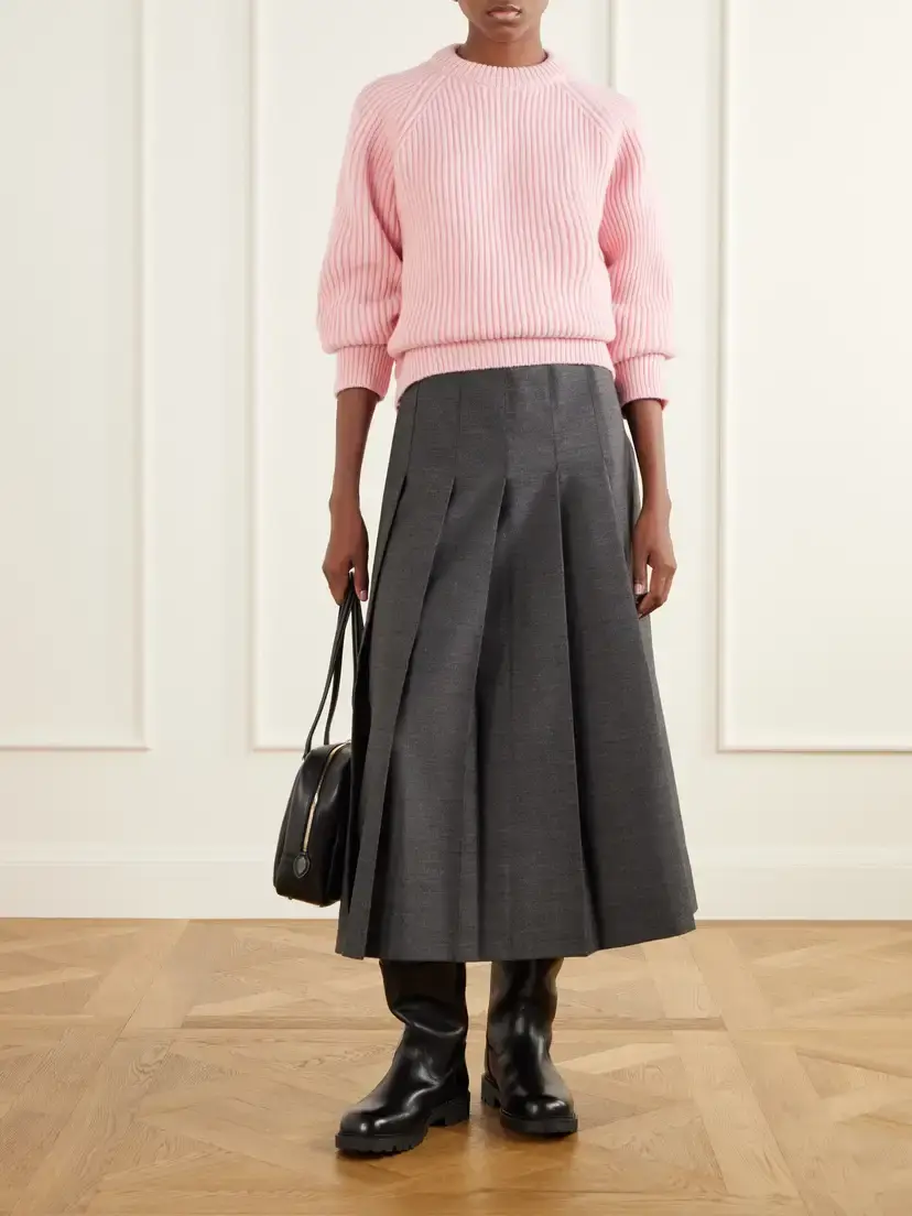 Daughter Ribbed Mélange Wool Sweater | Thumbnail 2 Daughter Ribbed Mélange Wool Sweater | Thumbnail 2