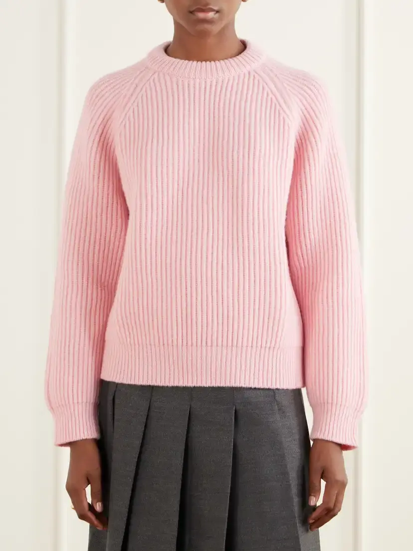 Daughter Ribbed Mélange Wool Sweater | Thumbnail 3 Daughter Ribbed Mélange Wool Sweater | Thumbnail 3